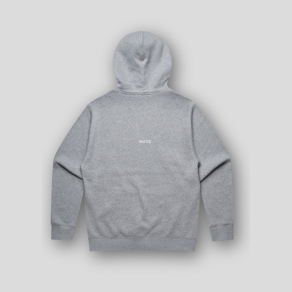 Wade Essential Zip Hoody - Grey