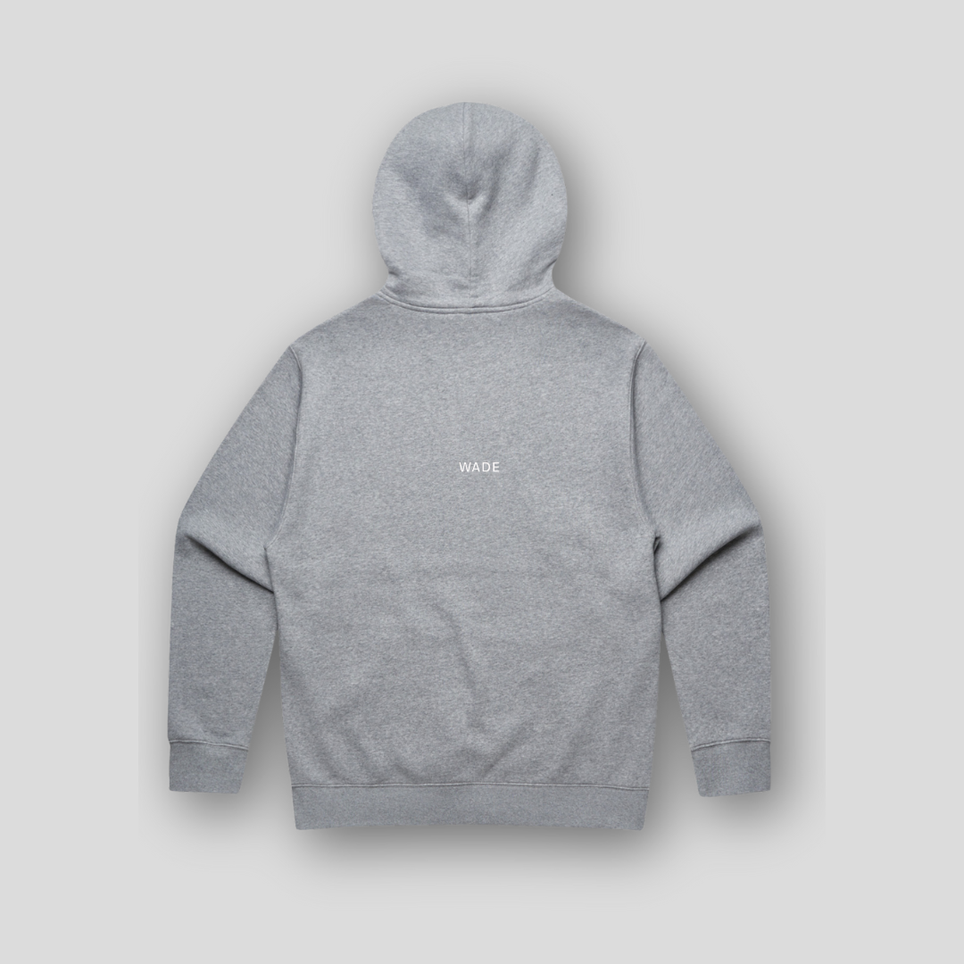 Wade Essential Zip Hoody - Grey