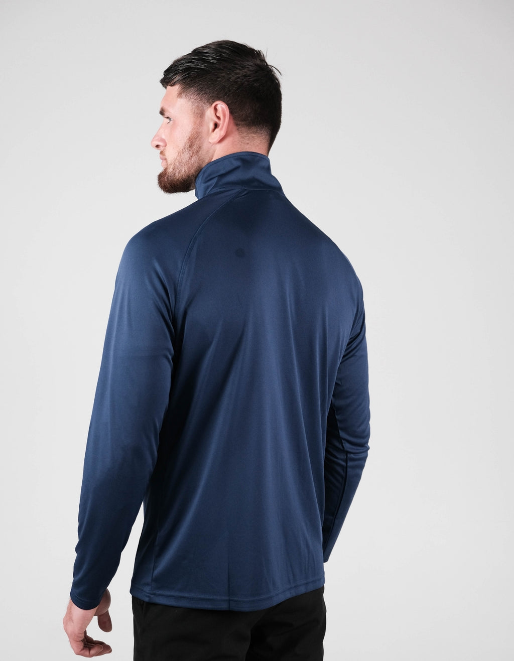 Wade Stream 1/4 zip - Blue/White